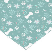 Hondenpoten en vakantie Botten Patroon Korte Tafelloper (Hoek)