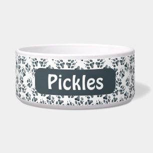 Hondenpoten gepersonaliseerd voerbakje