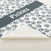 Hondenpoten Gepersonaliseerde Sherpa Hondendeken Deken (3/4)