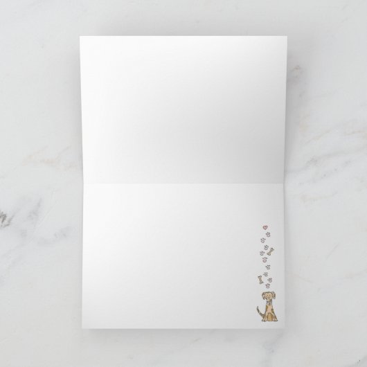 Hondenpoten Kaart (Binnen)