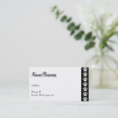 Hondenpoten op maat visitekaartje (Staand voorkant)