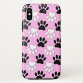Hondenpoten op roze achtergrond Case-Mate iPhone case (Achterkant)