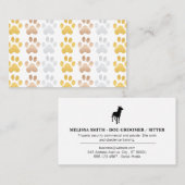 Hondenpoten Visitekaartje (Voorkant / Achterkant)