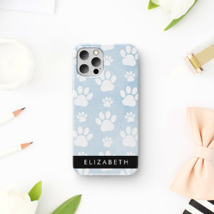 Hondenpoten, Witte Pootjes, Blauwe Waterverf, Je N iPhone 16 Hoesje