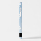 Hondenpoten, witte poten, blauwe Waterverven, Jouw iPhone Hoesje (Linkerkant)