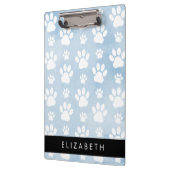 Hondenpoten, witte poten, blauwe Waterverven, Jouw Klembord (Links)