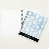 Hondenpoten, witte poten, blauwe Waterverven, Jouw Planner (Display)