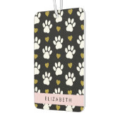 Hondenpoten, witte poten, gouden harten, Jouw naam Luchtverfrisser (Links)