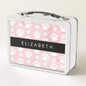 Hondenpoten, witte poten, roze Waterverven, Jouw n (Achterkant)