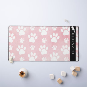 Hondenpoten, witte poten, roze Waterverven, Jouw n Bureaumat