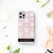 Hondenpoten, witte poten, roze Waterverven, Jouw n Case-Mate iPhone Case