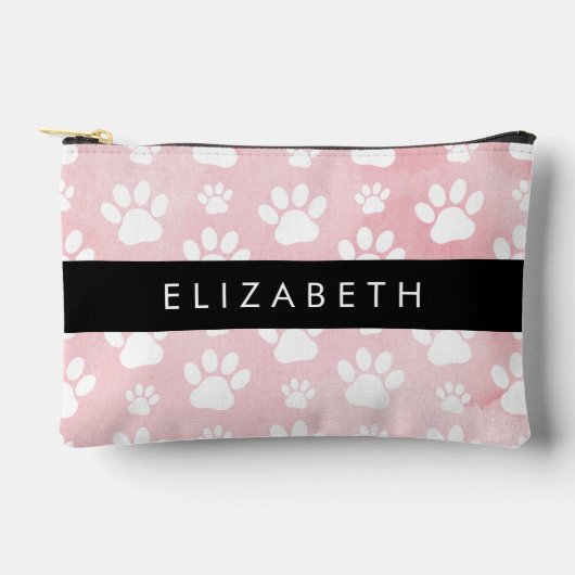 Hondenpoten, witte poten, roze Waterverven, Jouw n Etui (Voorkant)