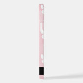 Hondenpoten, witte poten, roze Waterverven, Jouw n iPhone Hoesje (Rechterkant)