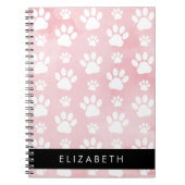 Hondenpoten, witte poten, roze Waterverven, Jouw n Notitieboek (Voorkant)