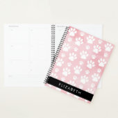 Hondenpoten, witte poten, roze Waterverven, Jouw n Planner (Display)