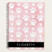 Hondenpoten, witte poten, roze Waterverven, Jouw n Planner (Voorkant)