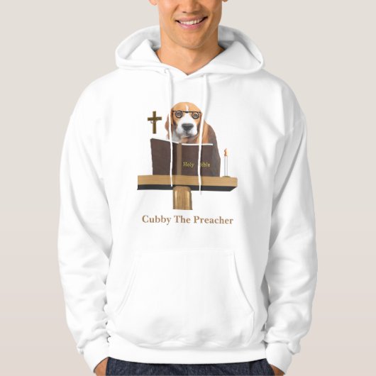 hondenprediker hoodie (Voorkant)