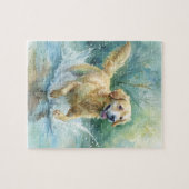 hondenpuzzel legpuzzel (Horizontaal)