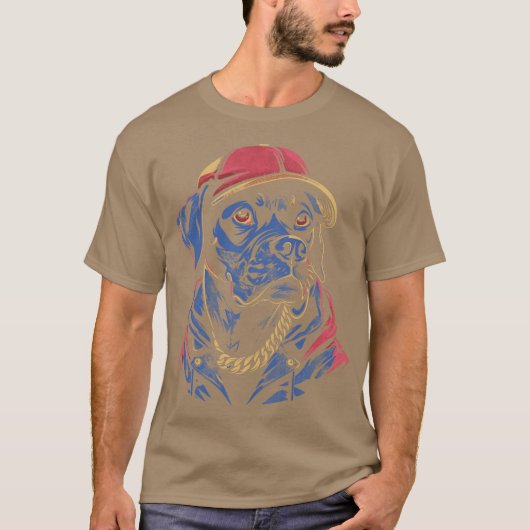 Hondenrapper T-shirt (Voorkant)
