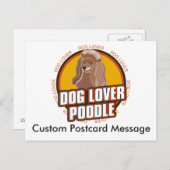 Hondenras Aangepaste Hondenliefhebber Briefkaart (Voorkant / Achterkant)