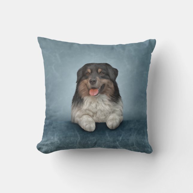 Hondenras Australian Shepherd Kussen (Voorkant)