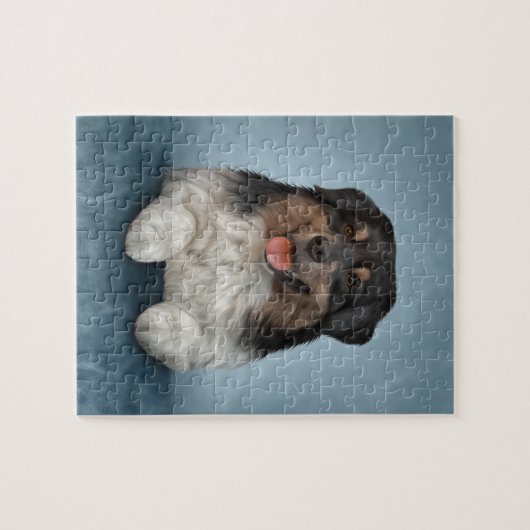 Hondenras Australian Shepherd Legpuzzel (Horizontaal)