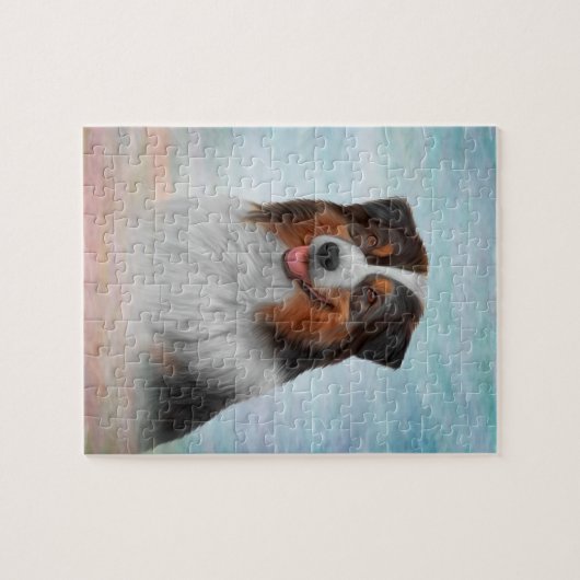 Hondenras Australian Shepherd Legpuzzel (Horizontaal)