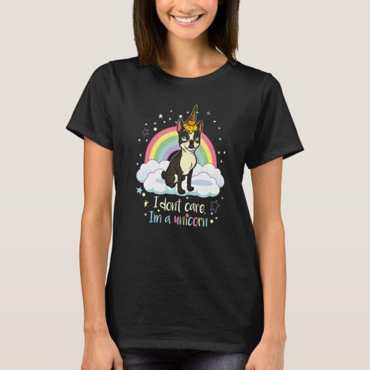 Hondenras Boston Terrier 154 T-shirt (Voorkant)