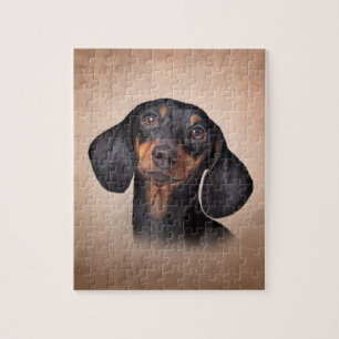 Hondenras-dachshund tekenen legpuzzel