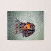 Hondenras-dachshund tekenen legpuzzel (Horizontaal)