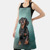 Hondenras-dachshund tekenen schort (Insitu)