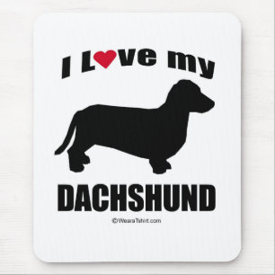 "HONDENRAS" - DACHSUND - "IK HOEF VAN MIJN DACHSUN MUISMAT