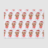 Hondenras kerstmis van Labrador Tissuepapier (Voorkant)