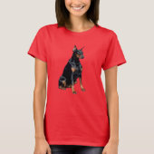 Hondenras Liefde Mam Pap T-shirt (Voorkant)
