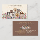 Hondenras Meervoudige Pet Zitten Visitekaartje (Voorkant / Achterkant)