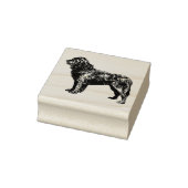 Hondenras Newfoundland Rubberstempel (Stempel)