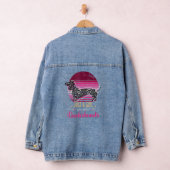 Hondenras Pet Mama Women Dachshund Denim Jacket (Hangar)