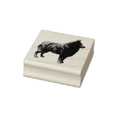 Hondenras Schipperke Rubberstempel (Stempel)