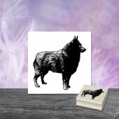 Hondenras Schipperke Rubberstempel