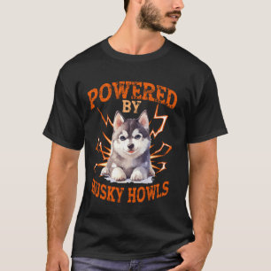Hondenras Siberische Husky Husky liefhebber aanged T-shirt
