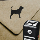 Hondenras Silhouette Zelfinktende Stempel