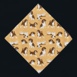 Hondenras van beagle - sinaasappel bandana<br><div class="desc">Hondenras van beagle - sinaasappel</div>