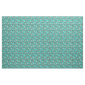 Hondenras van Beagle - turquoise Stof (Yard (91,4 cm))