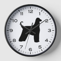 Hondenras van de Afghaanse hond Silhouette