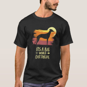 Hondenras van de windhond van Greyhound 1 T-shirt
