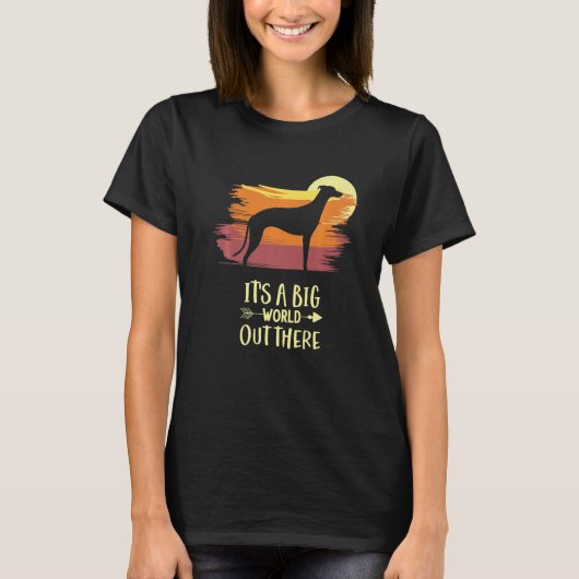 Hondenras van de windhond van Greyhound 1 T-shirt (Voorkant)