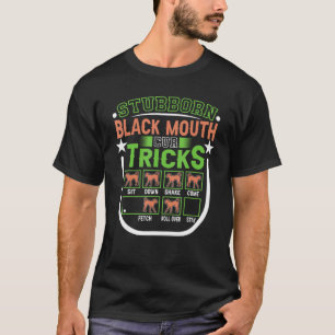 Hondenras van de zwarte mond van de Tricks T-shirt