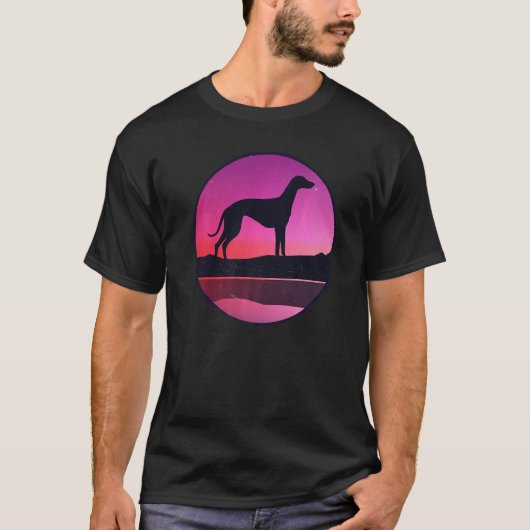 Hondenras van Greyhound Windhound 3 T-shirt (Voorkant)