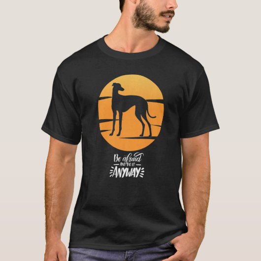 Hondenras van Greyhound Windhound 6 T-shirt (Voorkant)