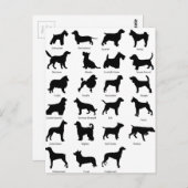 Hondenrassen Briefkaart (Voorkant / Achterkant)
